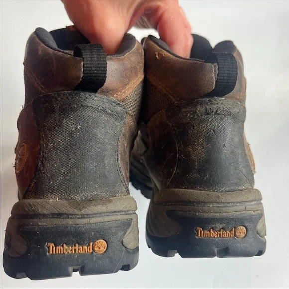 Timberland Brown Genuine Leather Hiking Boots - Picture 11 of 12